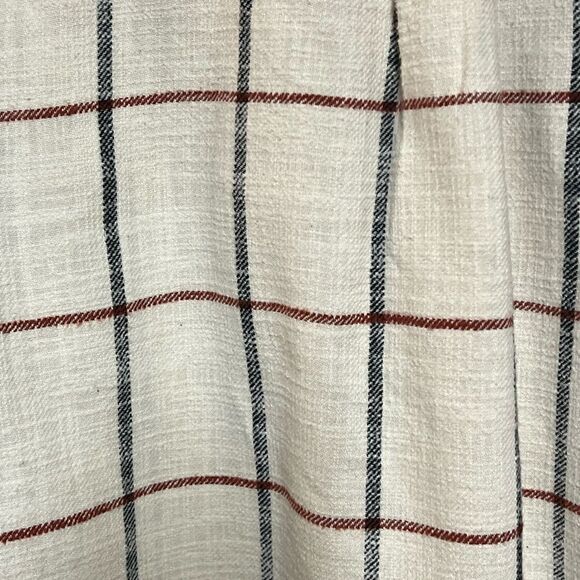 Madewell Flannel Oversized Ex-Boyfriend Plaid Flannel Shirt Womens Sz S - Picture 6 of 7